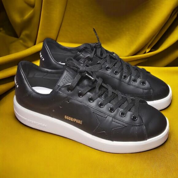Golden Goose Women's Pure Star Leather Sneakers - Picture 1 of 16